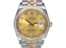 Rolex Datejust 36 126283RBR (2018) - Champagne dial 36 mm Steel case