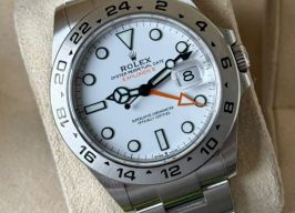 Rolex Explorer II 226570 (2022) - Wit wijzerplaat 42mm Staal