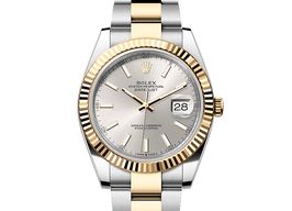Rolex Datejust 41 126333 (2025) - Zilver wijzerplaat 41mm Goud/Staal