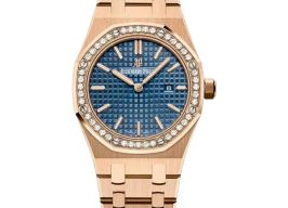 Audemars Piguet Royal Oak Lady 67651OR.ZZ.1261OR.02 (2025) - Blue dial 33 mm Rose Gold case