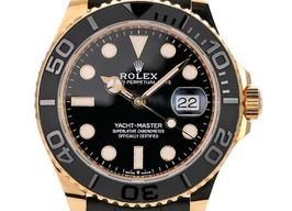 Rolex Yacht-Master 42 226658 (2022) - Black dial 42 mm Yellow Gold case