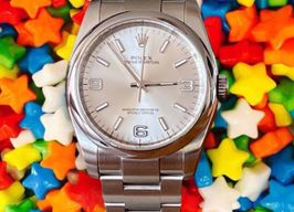 Rolex Oyster Perpetual 36 116000 (2009) - Zilver wijzerplaat 36mm Staal