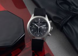 IWC Pilot Chronograph IW370603 (2004) - Black dial 39 mm Steel case