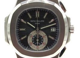 Patek Philippe Nautilus 5980/1A-001 (2008) - Blauw wijzerplaat 41mm Staal