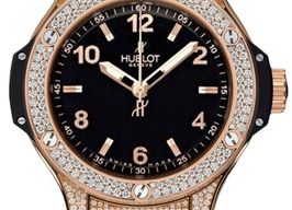 Hublot Big Bang 38 mm 361.PX.1280.RX.1704 (2025) - Black dial 38 mm Rose Gold case