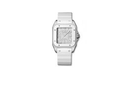 Cartier Santos 100 W20122U2 (2011) - Wit wijzerplaat 33mm Staal