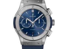 Hublot Classic Fusion Chronograph 541.NX.7170.RX (2025) - Blue dial 42 mm Titanium case