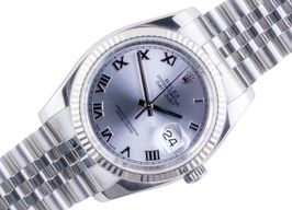 Rolex Datejust 36 116234 (2017) - Grey dial 36 mm Steel case