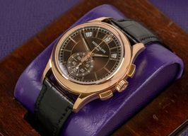 Patek Philippe Annual Calendar Chronograph 5905R-001 (2023) - Brown dial 42 mm Rose Gold case