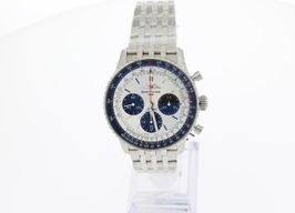 Breitling Navitimer 1 B01 Chronograph AB0138241G1A1 (2025) - Silver dial 43 mm Steel case