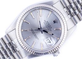 Rolex Datejust 36 16014 (1984) - Zilver wijzerplaat 36mm Staal