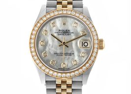 Rolex Datejust 31 278383RBR (2021) - Pearl dial 31 mm Gold/Steel case