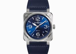 Bell & Ross BR 03 BR03A-BLU-ST/SCA (2025) - Blauw wijzerplaat 42mm Staal