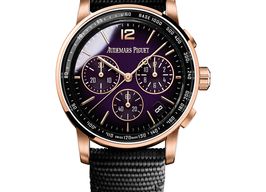 Audemars Piguet CODE 11.59 26393OR.OO.A002KB.02 (2025) - Purple dial 41 mm Rose Gold case