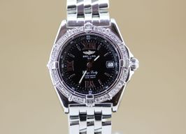 Breitling Wings Lady A67350 (2001) - Black dial 31 mm Steel case