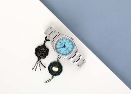 Rolex Oyster Perpetual 36 126000 (2024) - Turquoise wijzerplaat 36mm Staal