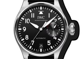 IWC Big Pilot IW501001 (2024) - Zwart wijzerplaat 46mm Staal