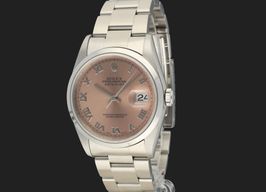 Rolex Datejust 36 16200 (2005) - Roze wijzerplaat 36mm Staal