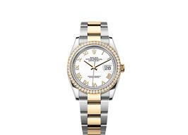 Rolex Datejust 36 126283RBR (2025) - White dial 36 mm Gold/Steel case