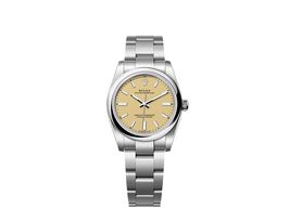 Rolex Oyster Perpetual 34 124200 (2025) - Beige dial 34 mm Steel case