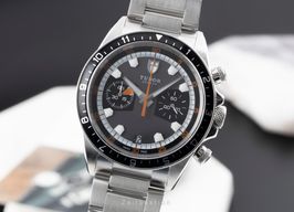 Tudor Heritage Chrono 70330N (Onbekend (willekeurig serienummer)) - Grijs wijzerplaat 42mm Staal