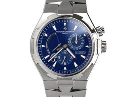 Vacheron Constantin Overseas Dual Time 47450/000A-9039 (Unknown (random serial)) - Blue dial 43 mm Steel case