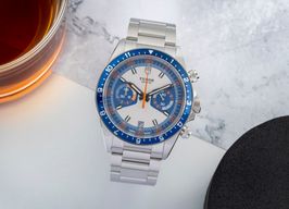 Tudor Heritage Chrono Blue 70330B (Onbekend (willekeurig serienummer)) - Meerkleurig wijzerplaat 42mm Staal