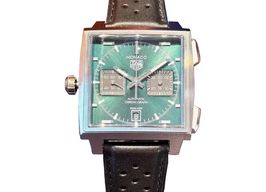 TAG Heuer Monaco CDW2180.FC8360 (2026) - Green dial 39 mm Titanium case