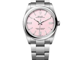 Rolex Oyster Perpetual 36 126000 (2024) - Pink dial 36 mm Steel case