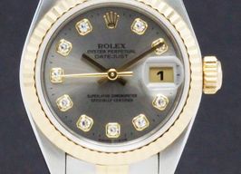 Rolex Lady-Datejust 79173 (2000) - Grey dial 26 mm Gold/Steel case