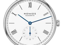 NOMOS Ludwig 38 236 (2026) - Wit wijzerplaat 38mm Staal