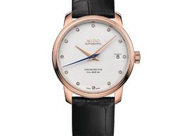 Mido Baroncelli M027.208.36.036.00 (2026) - Silver dial 34 mm Rose Gold case