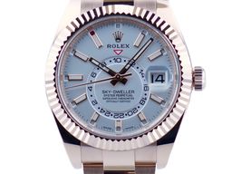 Rolex Sky-Dweller 326935 (2022) - Wit wijzerplaat 42mm Roségoud