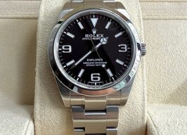 Rolex Explorer 214270 (2019) - Black dial 39 mm Steel case