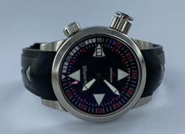 Eberhard & Co. Scafo 41025 (Unknown (random serial)) - Black dial 45 mm Steel case