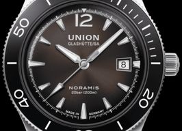 Union Glashütte Noramis Date D012.907.18.057.00 (Unknown (random serial)) - Black dial 42 mm Steel case