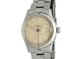 Rolex Oyster Perpetual Date 6518 (1954) - Beige dial 34 mm Steel case