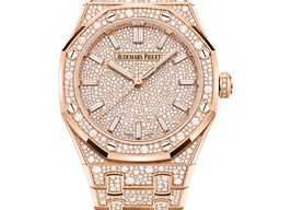 Audemars Piguet Royal Oak Selfwinding 77452OR.ZZ.1365OR.01 (2025) - Diamond dial 34 mm Rose Gold case