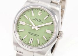 Rolex Oyster Perpetual 41 134300 (2025) - Groen wijzerplaat 41mm Staal