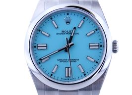 Rolex Oyster Perpetual 41 124300 (2023) - Turquoise dial 41 mm Steel case