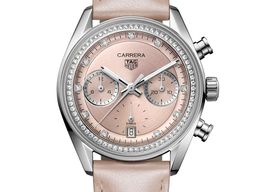 TAG Heuer Carrera Lady CBS2215.FC6568 (2025) - Pink dial 39 mm Steel case