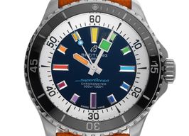 Breitling Superocean 42 A17375211B2S3 (2025) - Zwart wijzerplaat 43mm Staal