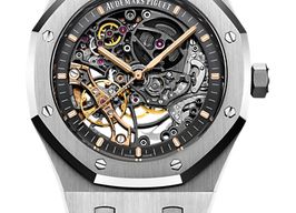 Audemars Piguet Royal Oak Double Balance Wheel Openworked 15407ST.OO.1220ST.01 (2023) - Transparent dial 41 mm Steel case