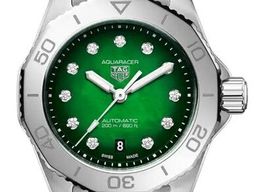TAG Heuer Aquaracer WBP2415.BA0622 (2025) - Green dial 30 mm Steel case