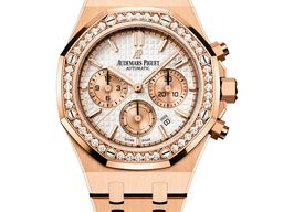 Audemars Piguet Royal Oak Chronograph 26315OR.ZZ.1256OR.01 (2025) - Zilver wijzerplaat 38mm Roségoud