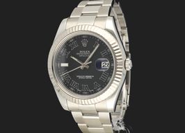 Rolex Datejust II 116334 (2011) - Grijs wijzerplaat 41mm Staal