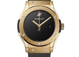 Hublot Classic Fusion 542.VX.1230.RX.MDM (2025) - Grijs wijzerplaat 42mm Geelgoud