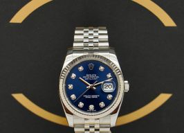 Rolex Datejust 36 116234 (2012) - Blauw wijzerplaat 36mm Staal