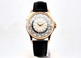 Patek Philippe World Time 5110R-001 (2001) - Zilver wijzerplaat 37mm Roségoud