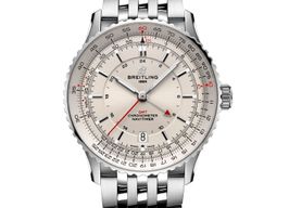 Breitling Navitimer GMT A32310171C1A1 (Unknown (random serial)) - Blue dial 41 mm Steel case